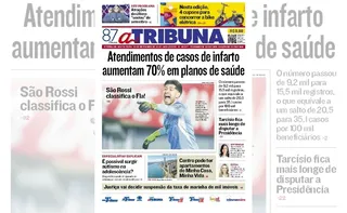 Imagem ilustrativa da imagem Confira os destaques do jornal A Tribuna desta sexta-feira
