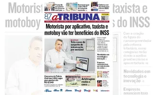 Imagem ilustrativa da imagem Confira os destaques do jornal A Tribuna desta terça-feira