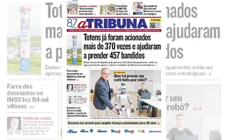 Imagem ilustrativa da imagem Confira os destaques do jornal A Tribuna desta terça-feira