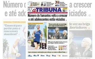 Imagem ilustrativa da imagem Confira os destaques do jornal A Tribuna desta terça-feira