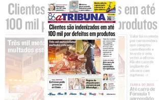 Imagem ilustrativa da imagem Confira os destaques do jornal A Tribuna deste sábado