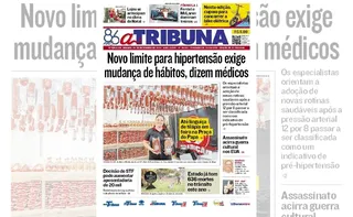 Imagem ilustrativa da imagem Confira os destaques do jornal A Tribuna deste sábado