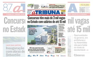 Imagem ilustrativa da imagem Confira os destaques do jornal A Tribuna deste sábado