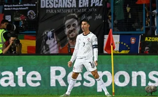 Imagem ilustrativa da imagem Cristiano Ronaldo faz 2 e Portugal goleia Armênia pelas Eliminatórias Europeias