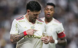 Imagem ilustrativa da imagem Flamengo descarta lesão e Arrascaeta deve enfrentar o Atlético-MG na Copa do Brasil