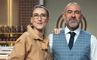 Imagem ilustrativa da imagem Fogaça comenta boatos de affair com Paola Carosella: 'ela falou besteira, né?'