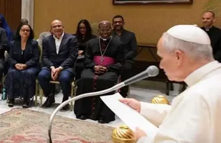 Imagem ilustrativa da imagem Fundador da Obra de Maria leva comitiva de PE a audiência com o Papa Leão XIV