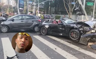 Imagem ilustrativa da imagem Gato Preto consumiu álcool e drogas antes de acidente com Porsche, aponta laudo