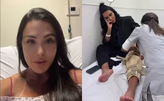 Imagem ilustrativa da imagem Gracyanne Barbosa aparece em hospital após se machucar na 'Dança dos Famosos'