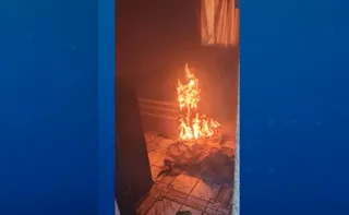 Imagem ilustrativa da imagem Homem é preso após atear fogo em residência e ameaçar ex-companheira