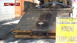 Imagem ilustrativa da imagem Imagens exclusivas mostram acidente que causa a perda do braço de trabalhador