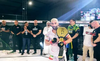 Imagem ilustrativa da imagem Iraniano é campeão do Haidar Champion Combat, em Viana