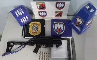 Imagem ilustrativa da imagem Jovem de 19 anos é preso com submetralhadora em Pinheiros