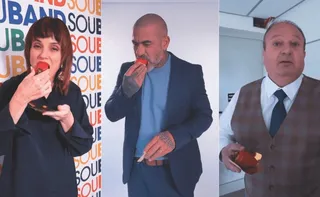 Imagem ilustrativa da imagem Jurados do Masterchef Brasil experimentam o "Morango do Amor". Teve quem reprovou