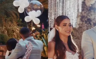 Imagem ilustrativa da imagem Lexa e Ricardo Vianna se emocionam em homenagem à filha durante casamento