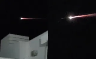 Imagem ilustrativa da imagem Lixo espacial vira bola de fogo em três regiões do Brasil