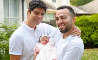 Imagem ilustrativa da imagem Lucas Rangel e Lucas Bley celebram nascimento da filha, Mia, nos Estados Unidos