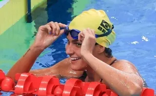 Imagem ilustrativa da imagem Mariana Gesteira conquista ouro nos 100m costas no Mundial de Natação Paralímpica