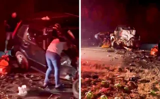 Imagem ilustrativa da imagem Morre segunda vítima de acidente na BR-101 que envolveu dois carros e moto