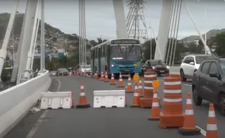 Imagem ilustrativa da imagem Obras para corrigir desnível na Ponte da Passagem devem durar até março de 2026