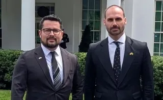Imagem ilustrativa da imagem PGR denuncia Eduardo Bolsonaro e Paulo Figueiredo por coação