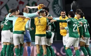 Imagem ilustrativa da imagem Palmeiras volta a derrotar o River e chega à semifinal da Libertadores