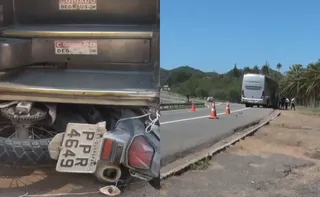 Imagem ilustrativa da imagem Pastor morre em segundo acidente na BR-101 em Guarapari na mesma manhã