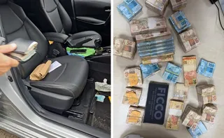 Imagem ilustrativa da imagem Polícia apreende R$ 1 milhão em espécie e prende dois suspeitos no ES