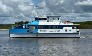 Imagem ilustrativa da imagem Sistema Aquaviário recebe nova embarcação batizada de "Mestre Álvaro"