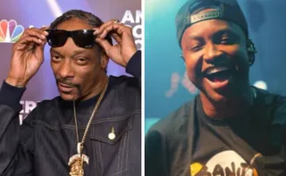 Imagem ilustrativa da imagem Snoop Dogg posta vídeo ouvindo música de Thiaguinho e cantor comemora