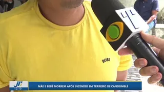 Imagem ilustrativa da imagem "Só peço paz": pai desabafa após perder esposa e filho explosão em terreiro