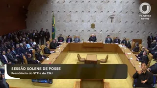 Imagem ilustrativa da imagem Veja posse ao vivo do novo presidente do Supremo Tribunal Federal