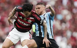 Imagem ilustrativa da imagem Volpi marca gol de pênalti e Grêmio arranca empate com o Flamengo no Maracanã