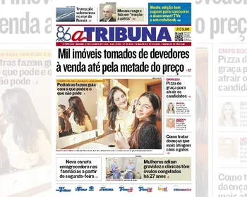 Imagem ilustrativa da imagem Confira os destaques do jornal A Tribuna deste sábado