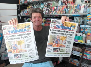 Imagem ilustrativa da imagem Banca do Alemão: 60 anos de parceria com o jornal A Tribuna