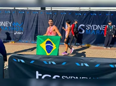 Imagem ilustrativa da imagem Nicolas Prattes se torna brasileiro mais bem colocado na maratona de Sydney