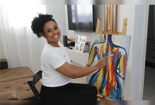 Paula Rosa encontrou na arte uma aliada ao longo dos momentos difíceis