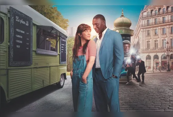 Sara Giraudeau e Omar Sy em “French Lover”, que entra no catálogo da Netflix na próxima sexta