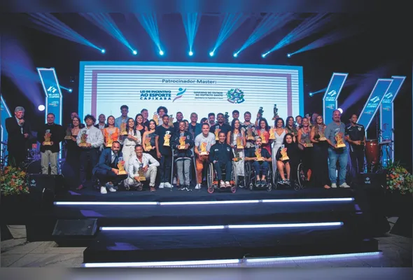 Atletas de destaque também foram homenageados em 2024, ano em que a premiação voltou a ser realizada