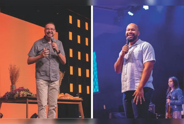Pastor Nelson Junior e pastor Kaian Flegler