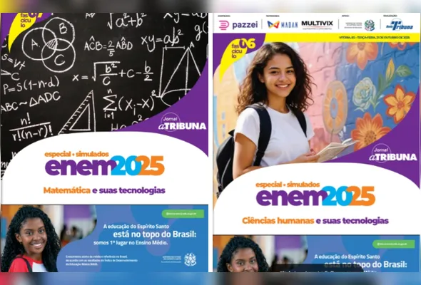 Imagem ilustrativa da imagem Confira simulados para estudar para o Enem 2025