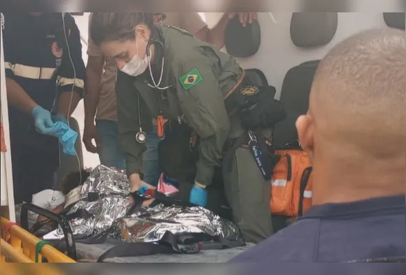 Criança de 2 anos é socorrida após sofrer queimaduras no Sul do Espírito Santo