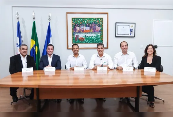 Anúncio foi feito pelo vice-governador Ricardo Ferraço, pelo prefeito de Linhares, Lucas Scaramussa, e executivos da Alugreen Indústria e Comércio