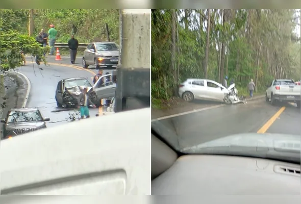 Batida envolveu dois carros de passeio
