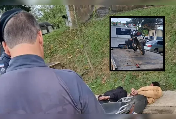 Jovem e adolescente foram vistos dentro da Academia da Polícia Militar