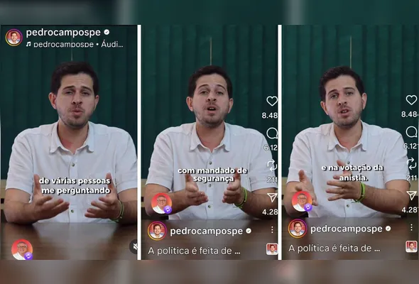 Deputado explica que votou na PEC da Blindagem, em acordo, para barrar o projeto da anistia para os envolvidos na trama golpista