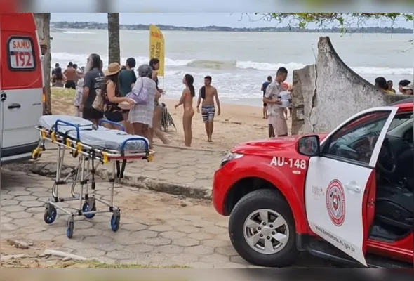 Imagem ilustrativa da imagem Onze banhistas são arrastados por correnteza e resgatados em Guarapari