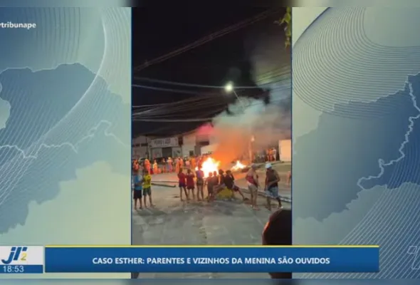 Provas da cena do crime teriam sido queimadas em protesto pelo desaparecimento de Esther