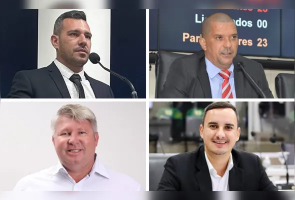 Saulinho, Cleber Serrinha,  Alemão e Teilton Valim   serão proibidos de frequentar a Câmara e de se encontrarem, mas os salários serão mantidos