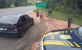 Imagem ilustrativa da imagem Adolescente de 14 anos é flagrado dirigindo carro com 7 familiares na BR-101 no ES